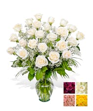 Premium White Roses - 12 or More