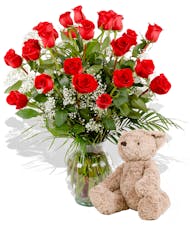 Mom & Baby Bouquet With Bear
