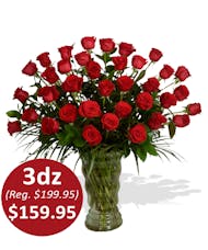 3 Dozen Medium Roses - Any Color