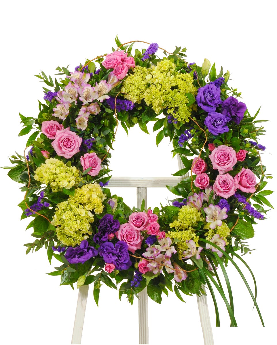 Bold Spring Wreath Stand delivered in Baton Rouge, LA Billy Heroman's