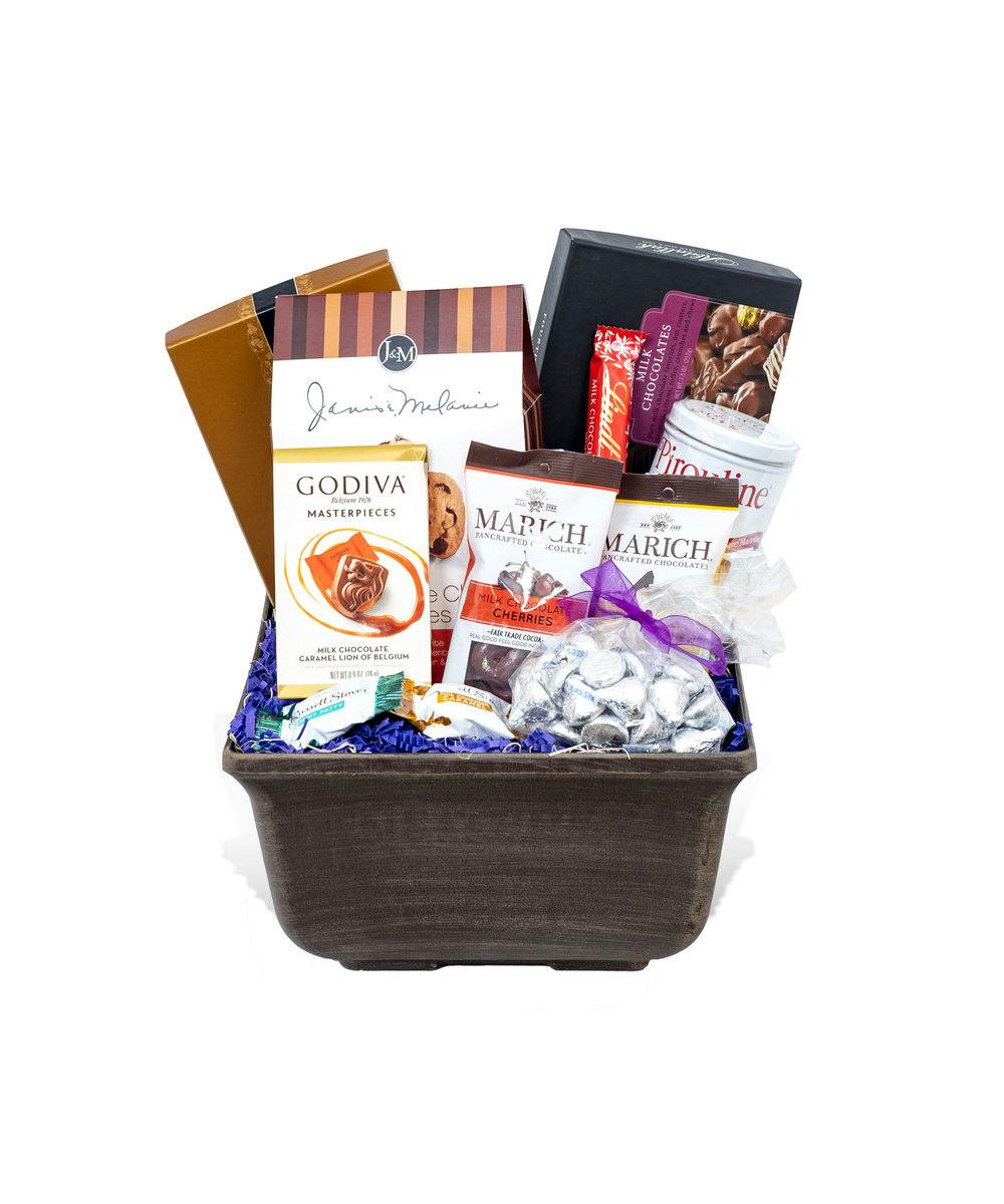Gift Basket with Assorted Chocolate Treats delivered in Baton Rouge, LA