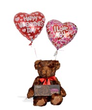 Bear, Balloons, and Chocolate