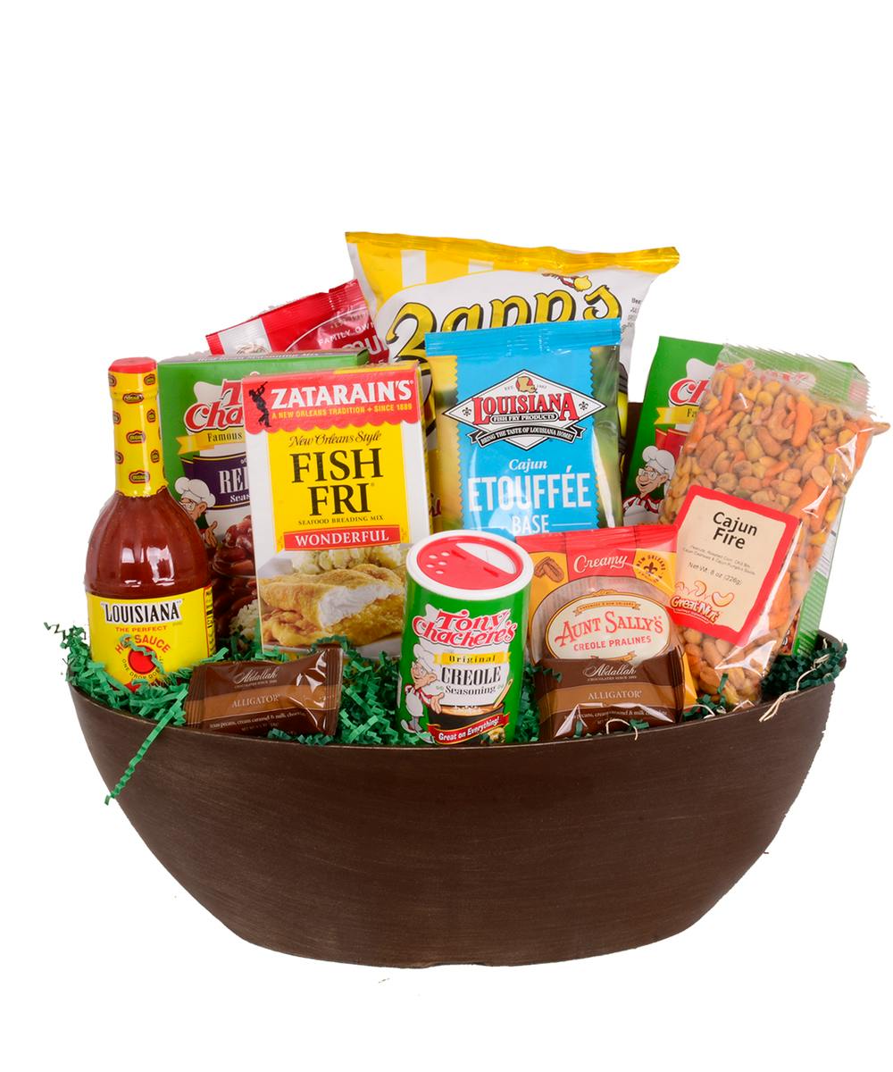 Louisiana Cajun Food and Cooking Ingredients Gourmet Gift Basket