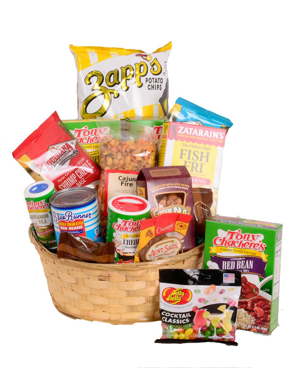 Louisiana Cajun Food and Cooking Ingredients Gourmet Gift Basket