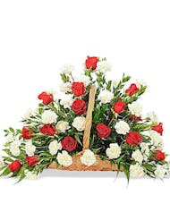 Rose and Carnation Basket