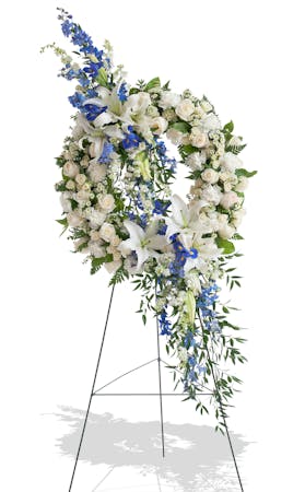 A Touch Of Color Wreath Stand B Delivered In Baton Rouge La