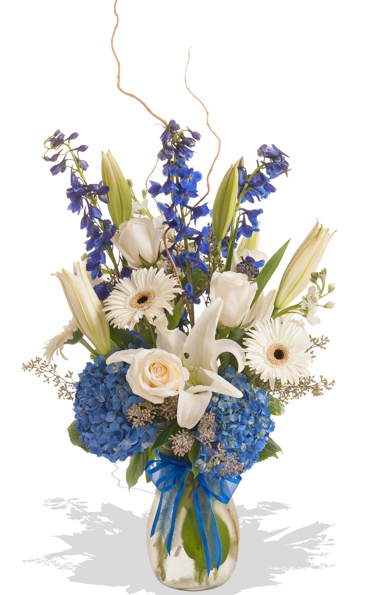 A Touch of Color vase arrangement delivered in Baton Rouge, LA Billy