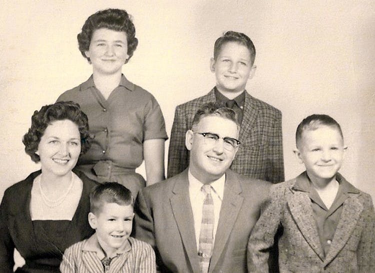 Billy Heroman and family, just after founding the business in the mid 1950s